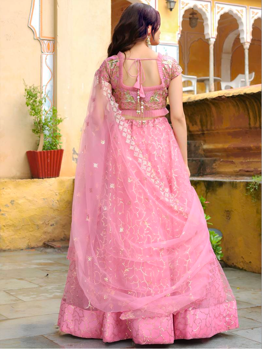 Matrut | Sush Baby Pink Lehenga