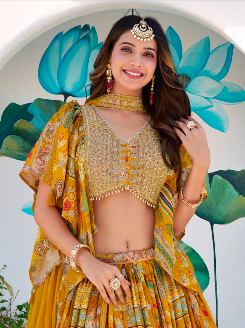 Matrut | Queen Yellow Lehenga