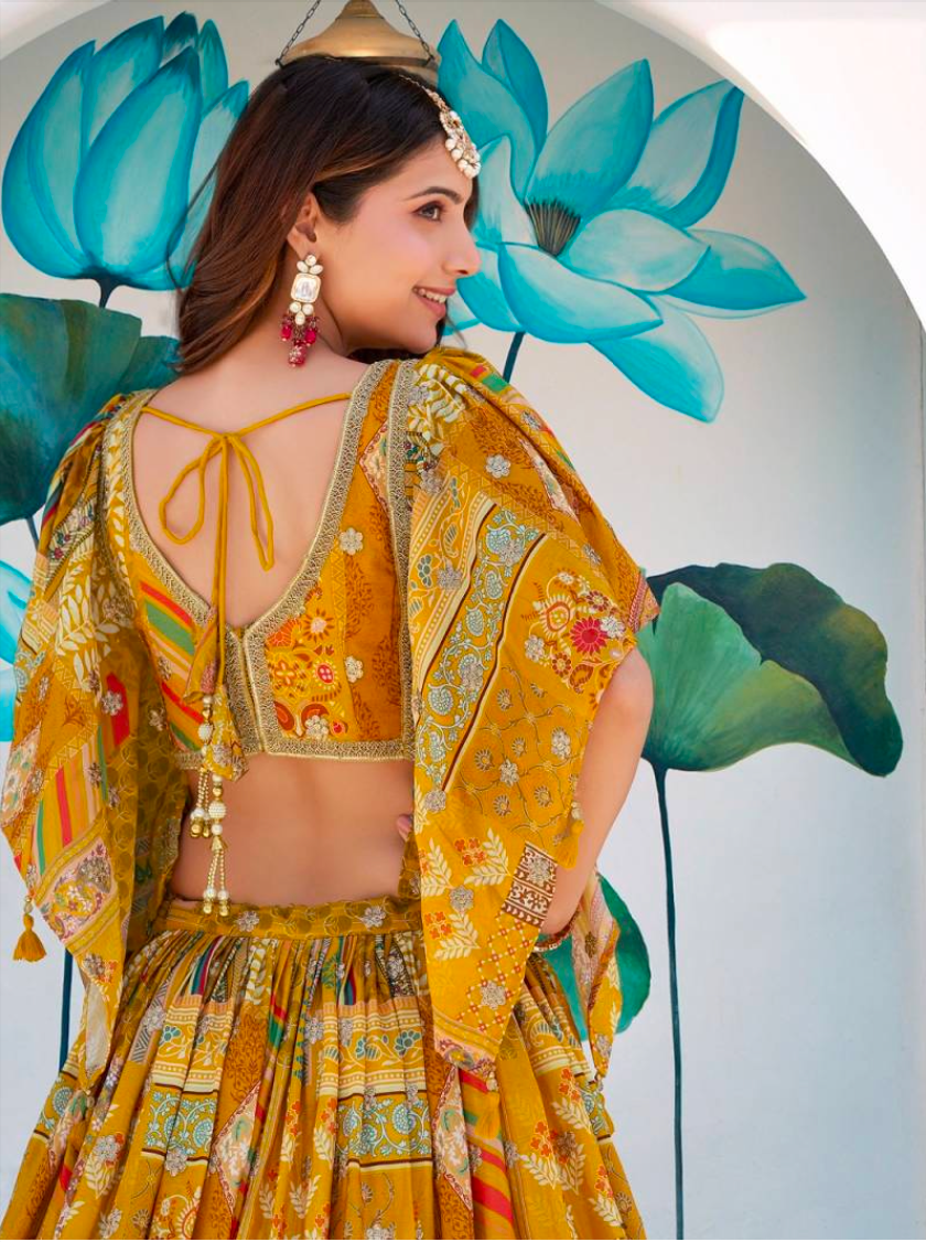 Matrut | Queen Yellow Lehenga
