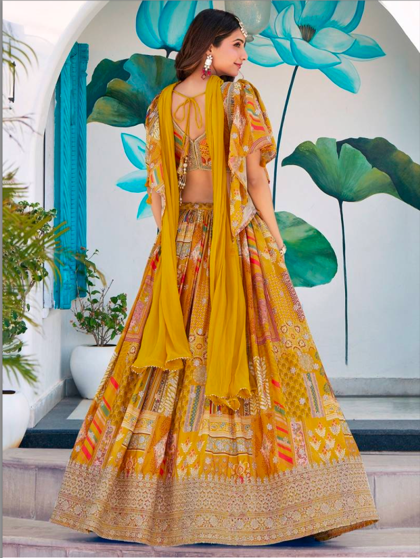 Matrut | Queen Yellow Lehenga