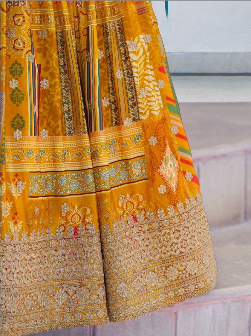 Matrut | Queen Yellow Lehenga