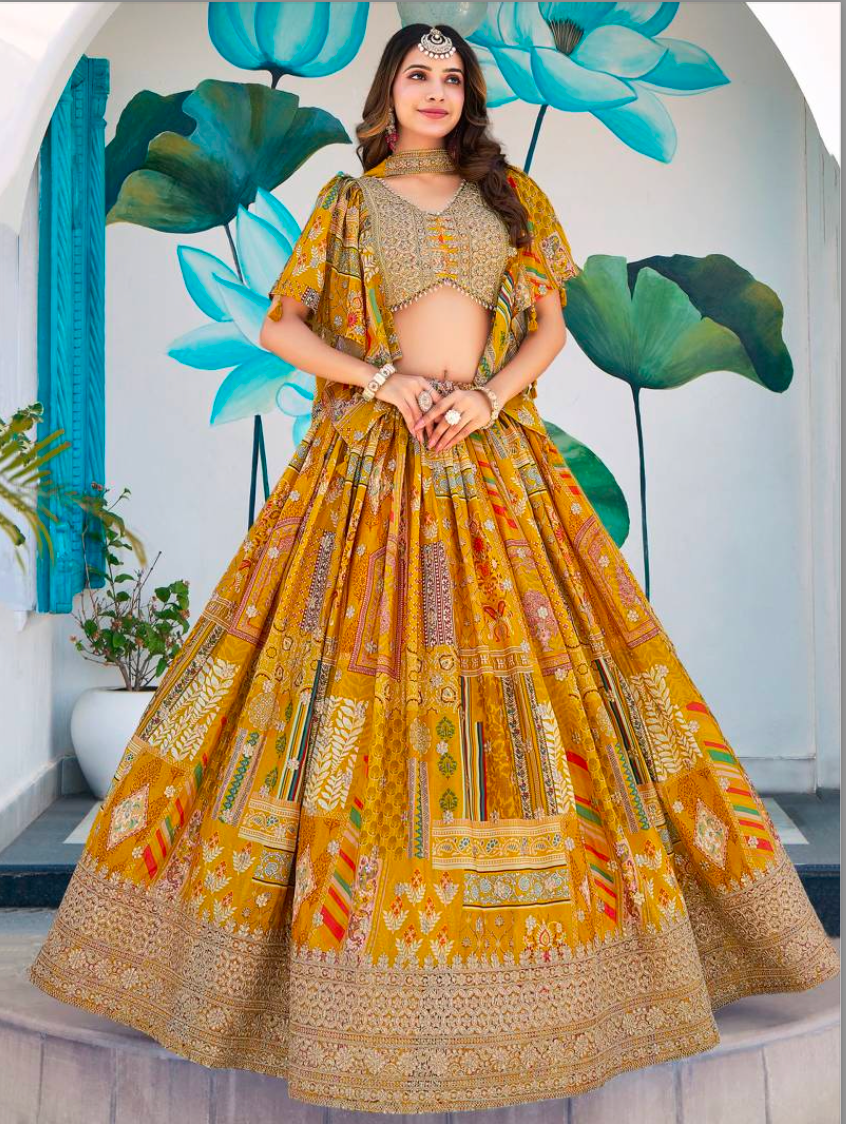 Matrut | Queen Yellow Lehenga