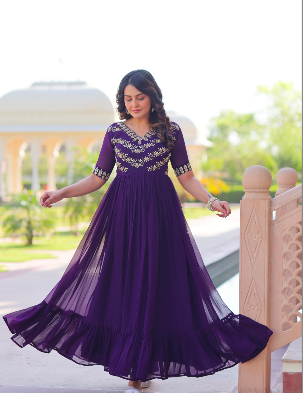 Matrut | Mausam Purple Gown