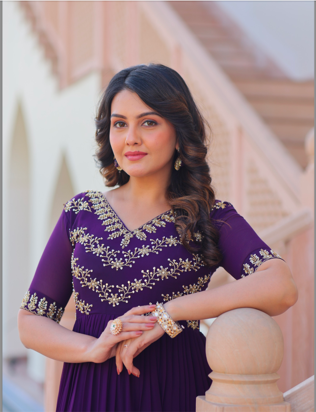 Matrut | Mausam Purple Gown