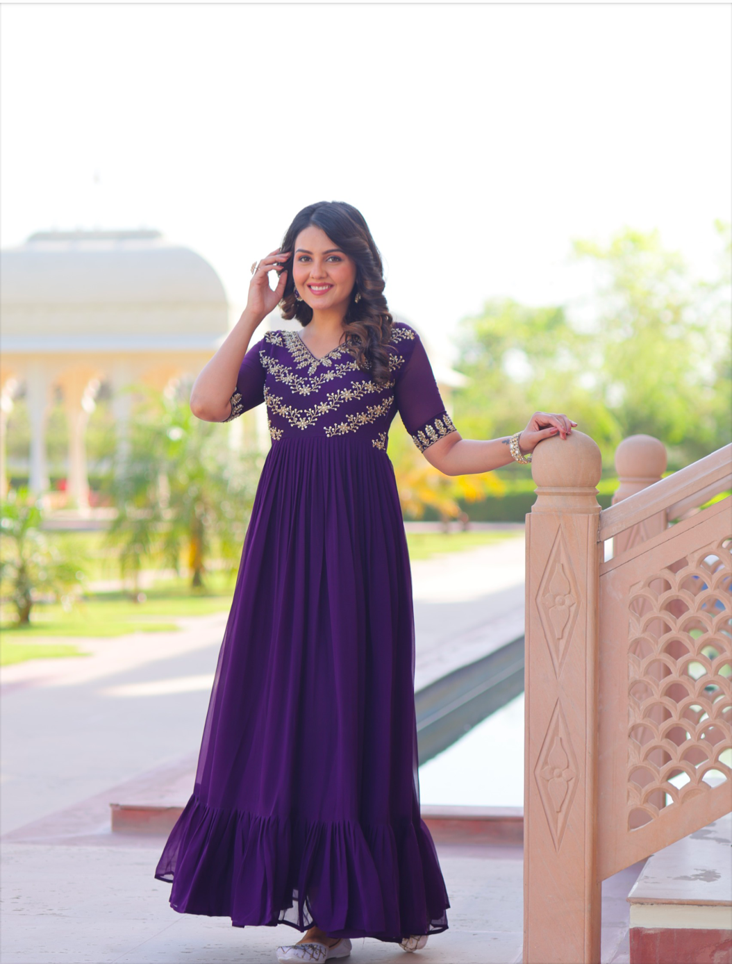 Matrut | Mausam Purple Gown
