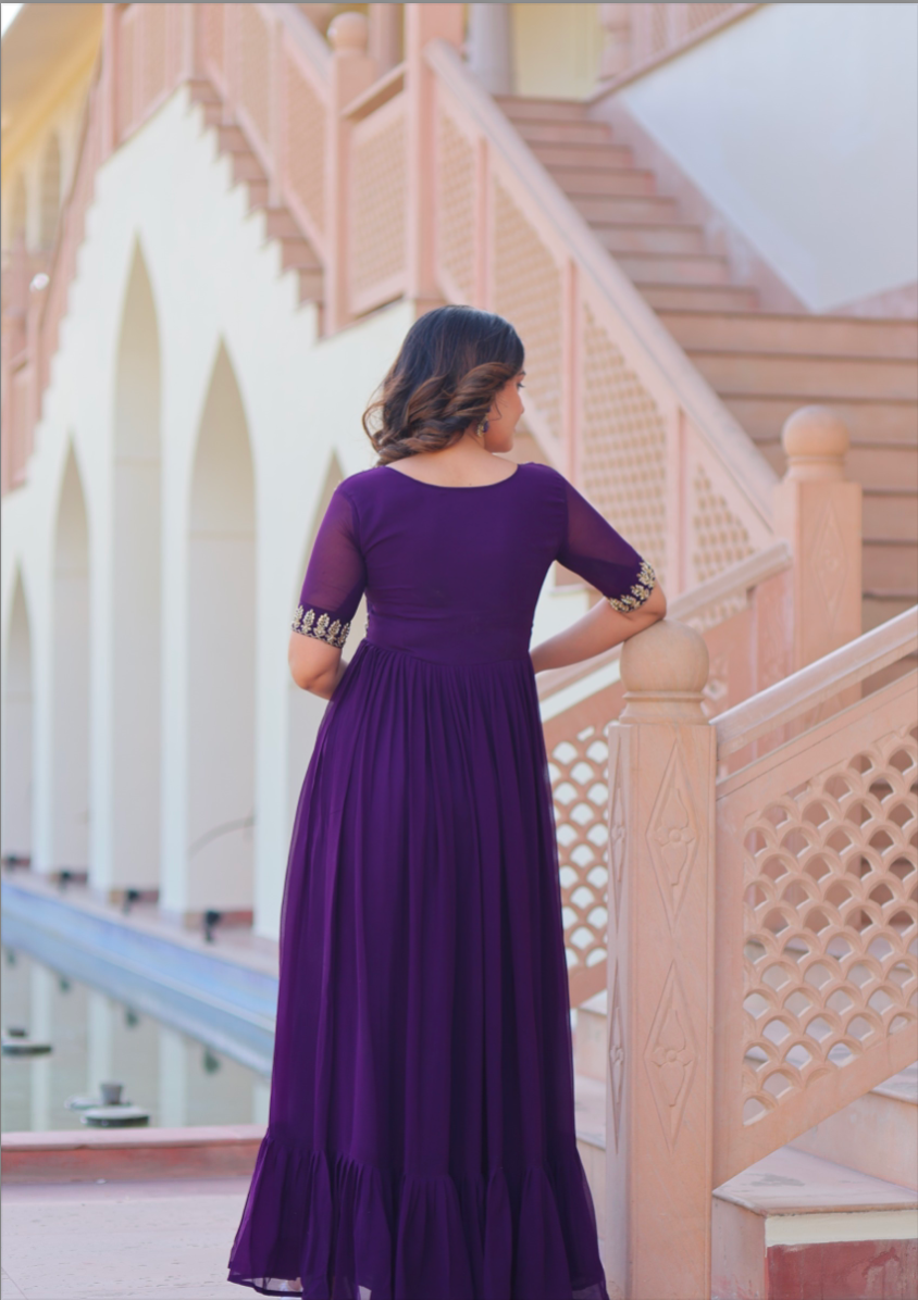 Matrut | Mausam Purple Gown
