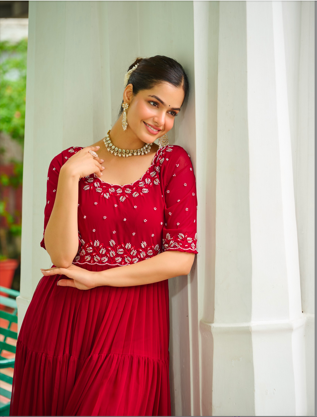 Matrut | Mausam Red Gown