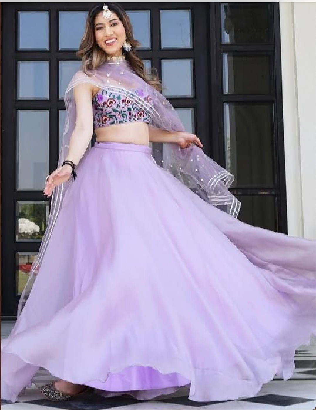 Matrut | Darling Lavender Lehenga