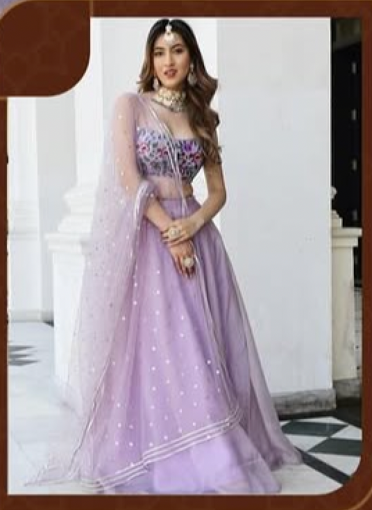 Matrut | Darling Lavender Lehenga