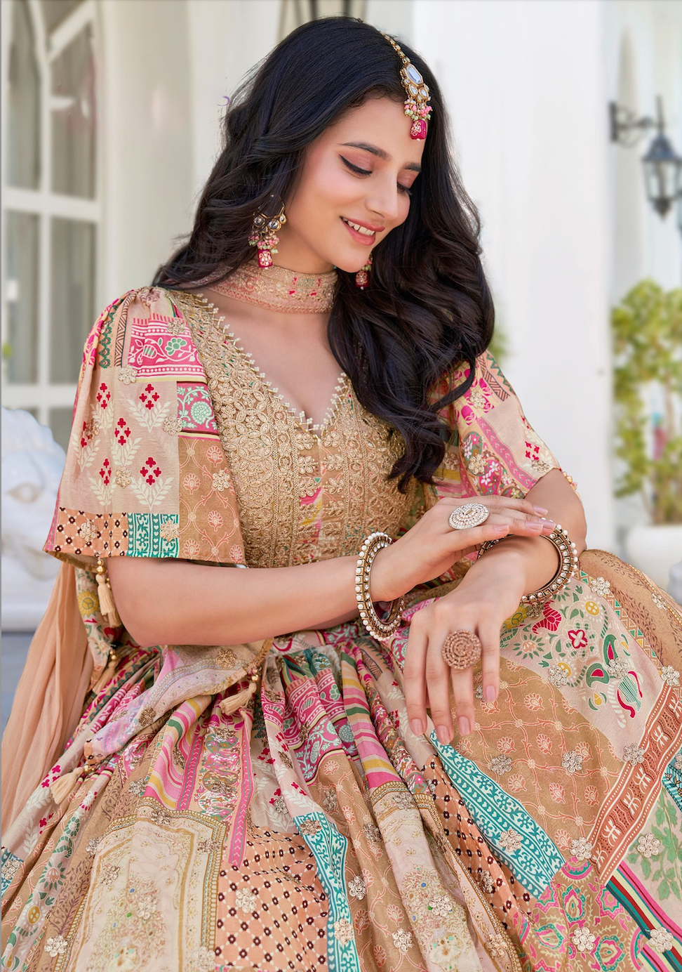 Matrut | Queen Beige Lehenga