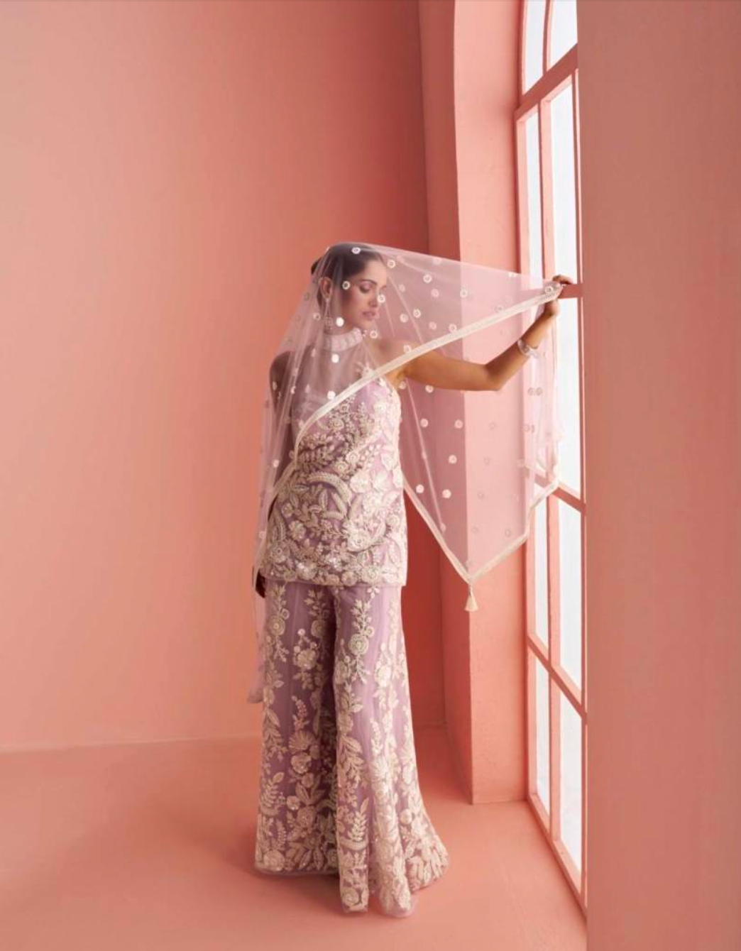 Matrut | Verona Lavender Palazzo Suit