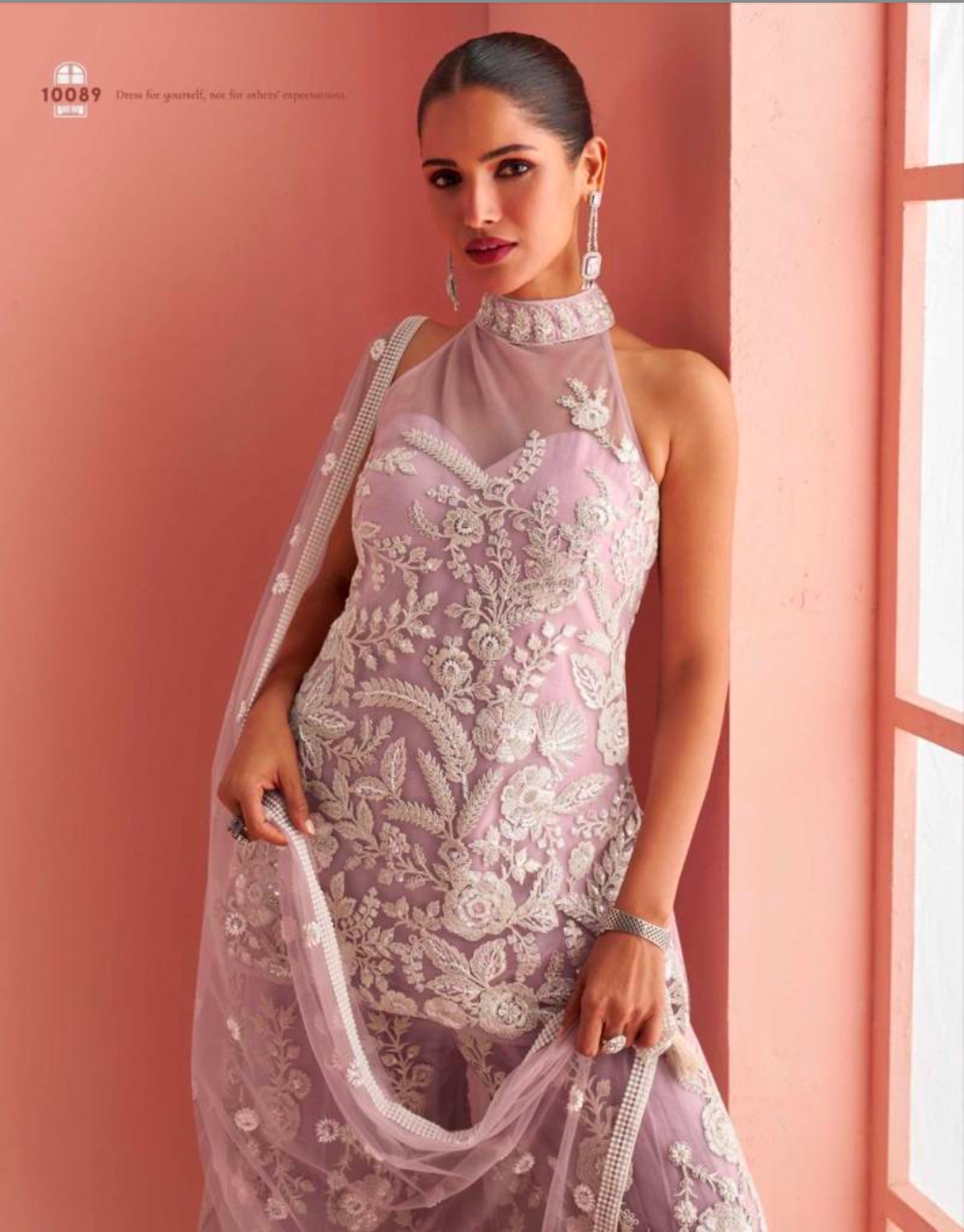 Matrut | Verona Lavender Palazzo Suit