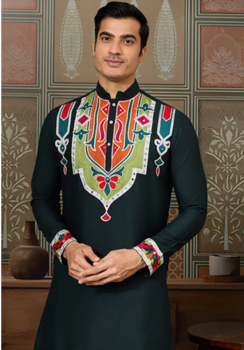 Matrut | Navami Green Kurta Set