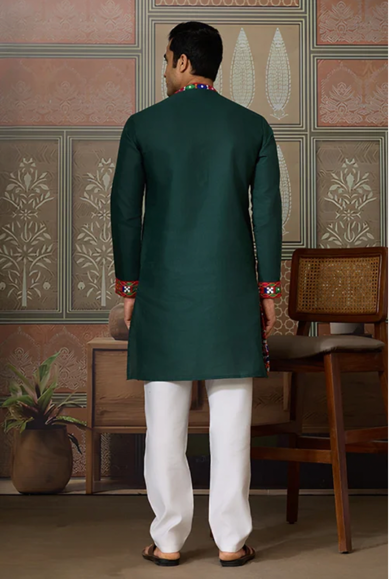 Matrut | Raas Green Kurta Set