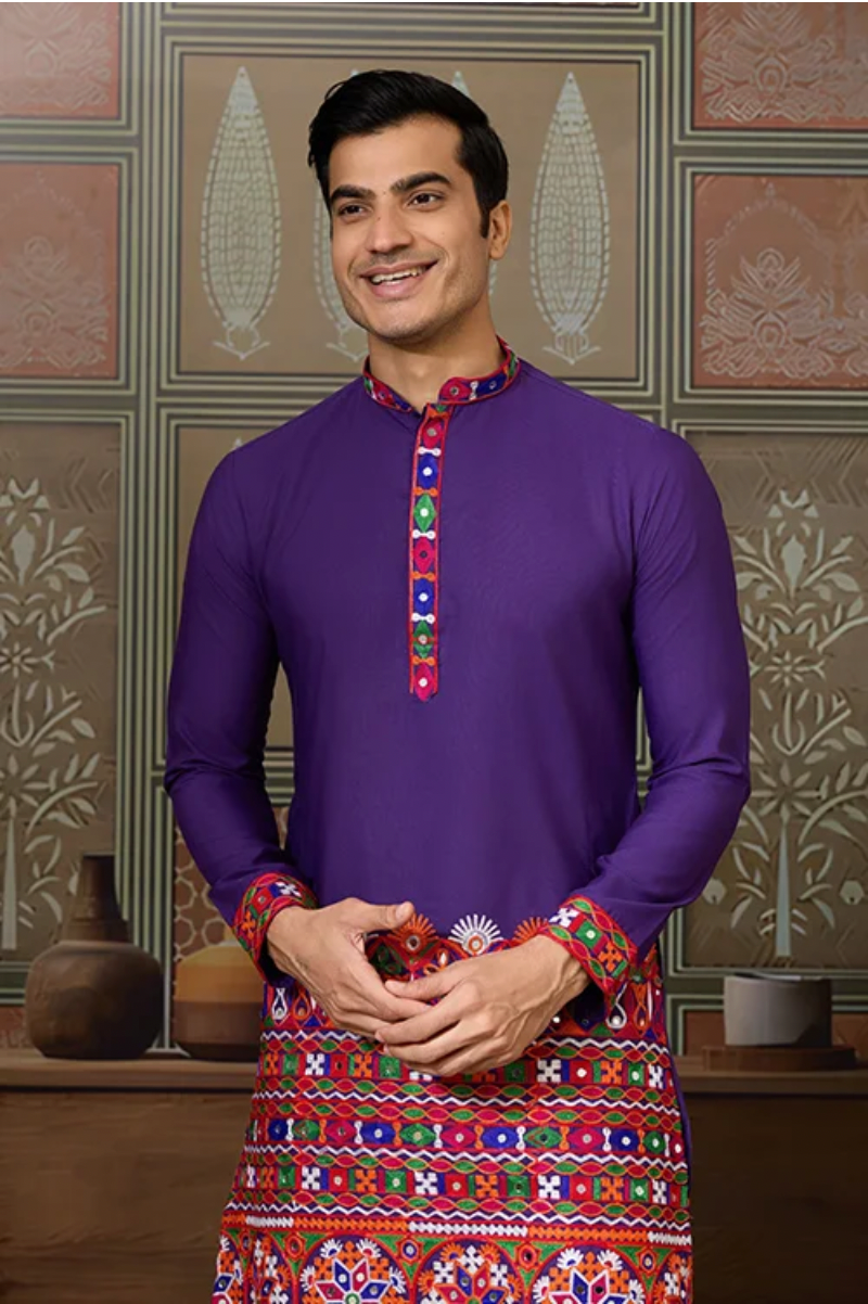 Matrut | Raas Purple Kurta Set
