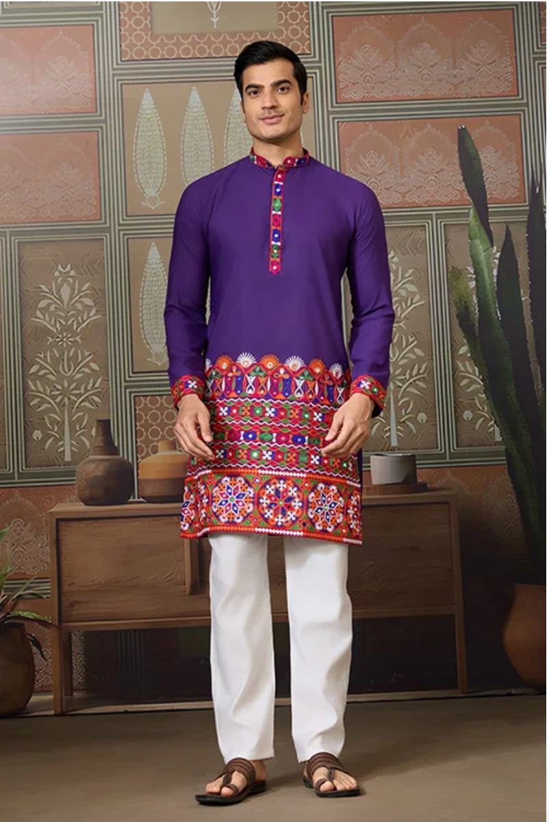 Matrut | Raas Purple Kurta Set