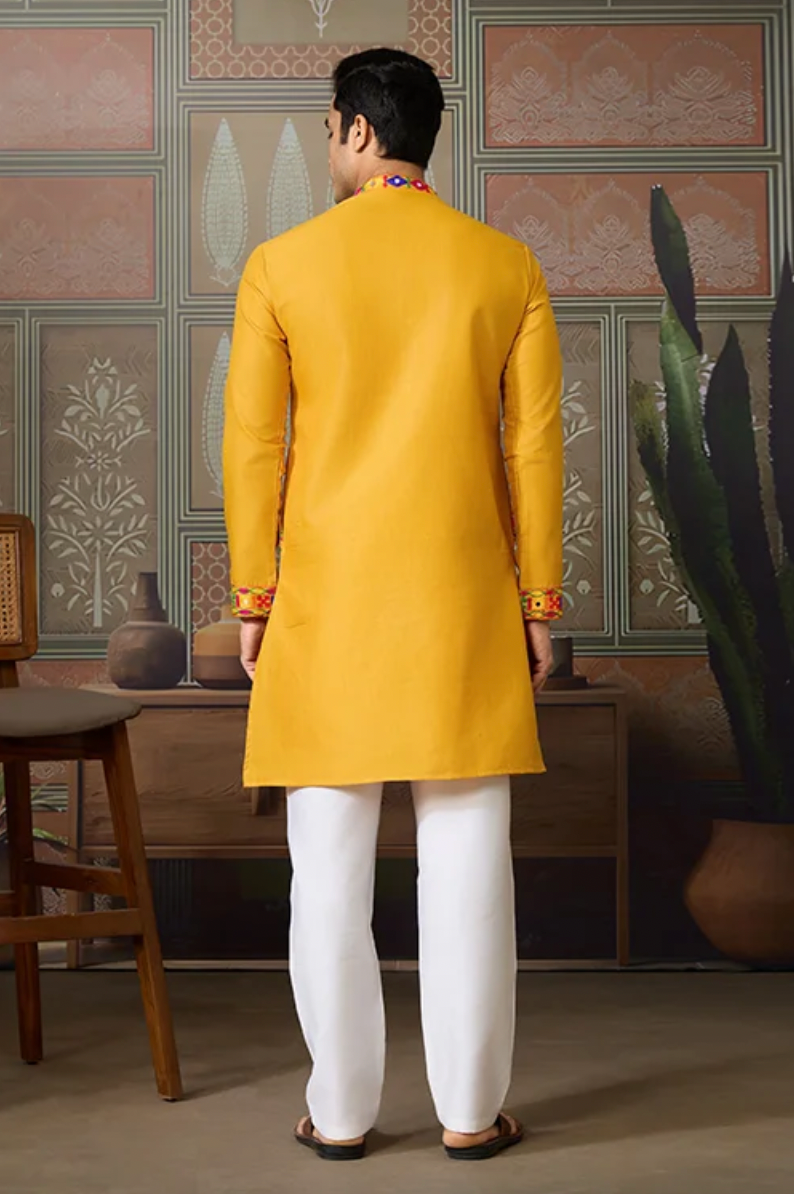 Matrut | Raas Yellow Kurta Set