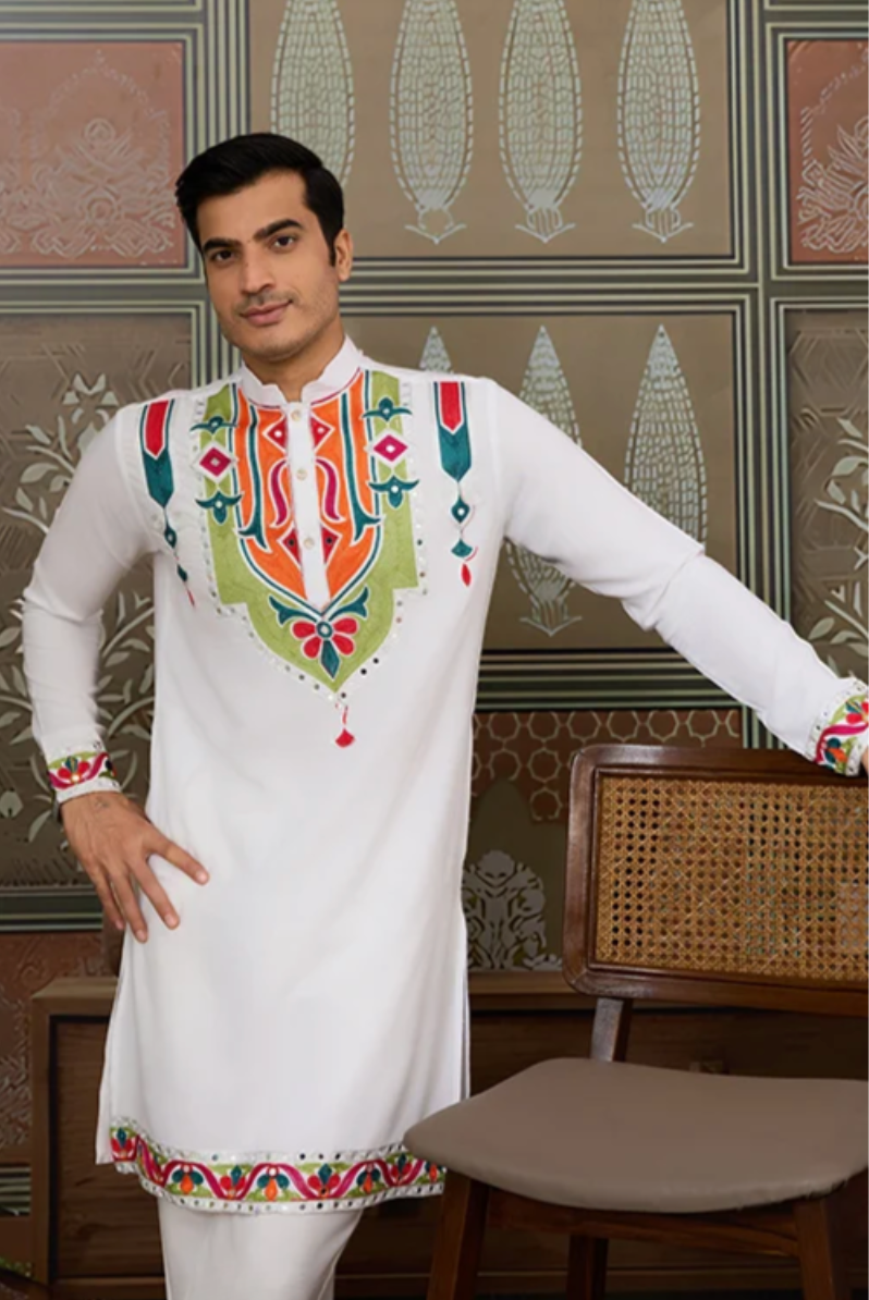 Matrut | Navami White Kurta Set