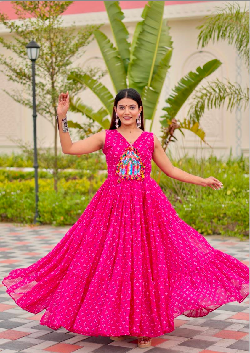 Matrut | Dandiya Diaries Gown - D078