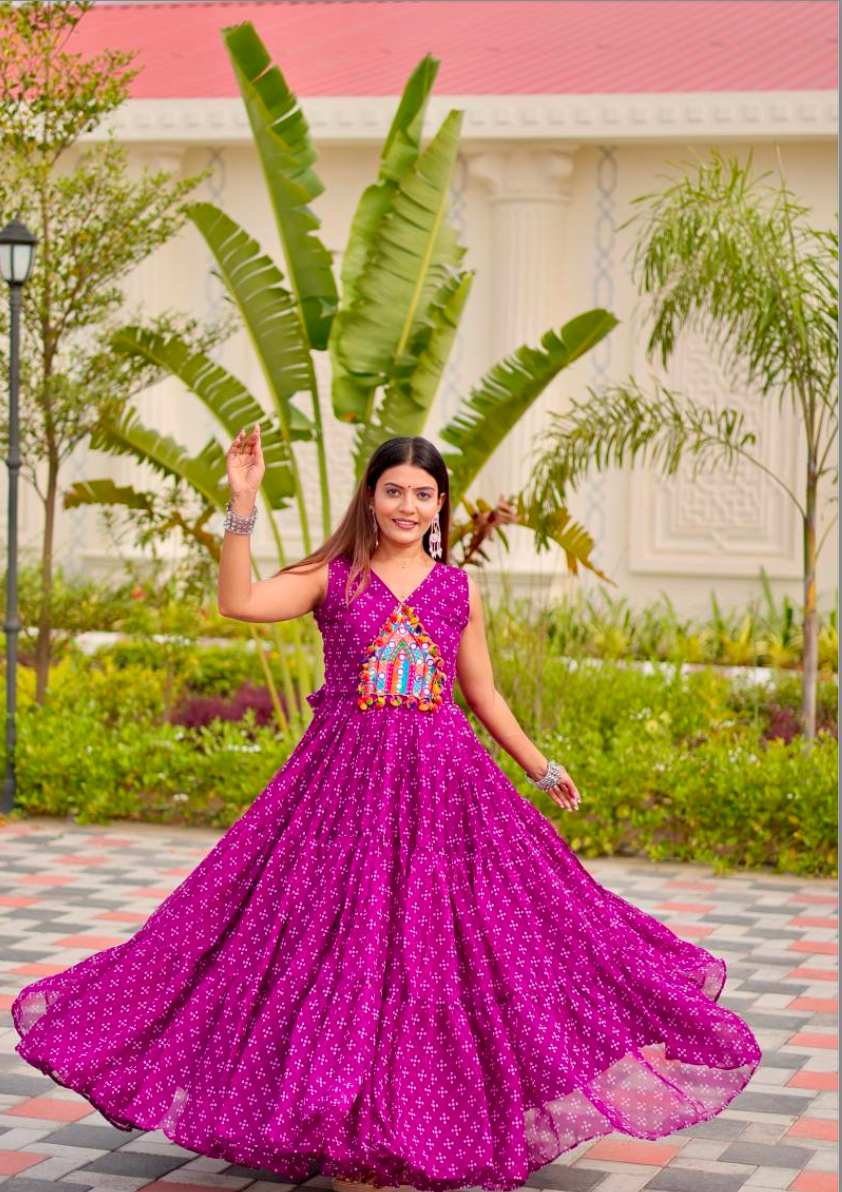 Matrut | Dandiya Diaries Gown - D079