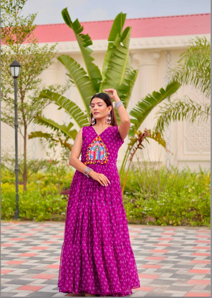 Matrut | Dandiya Diaries Gown - D079