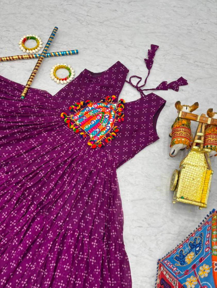 Matrut | Dandiya Diaries Gown - D079