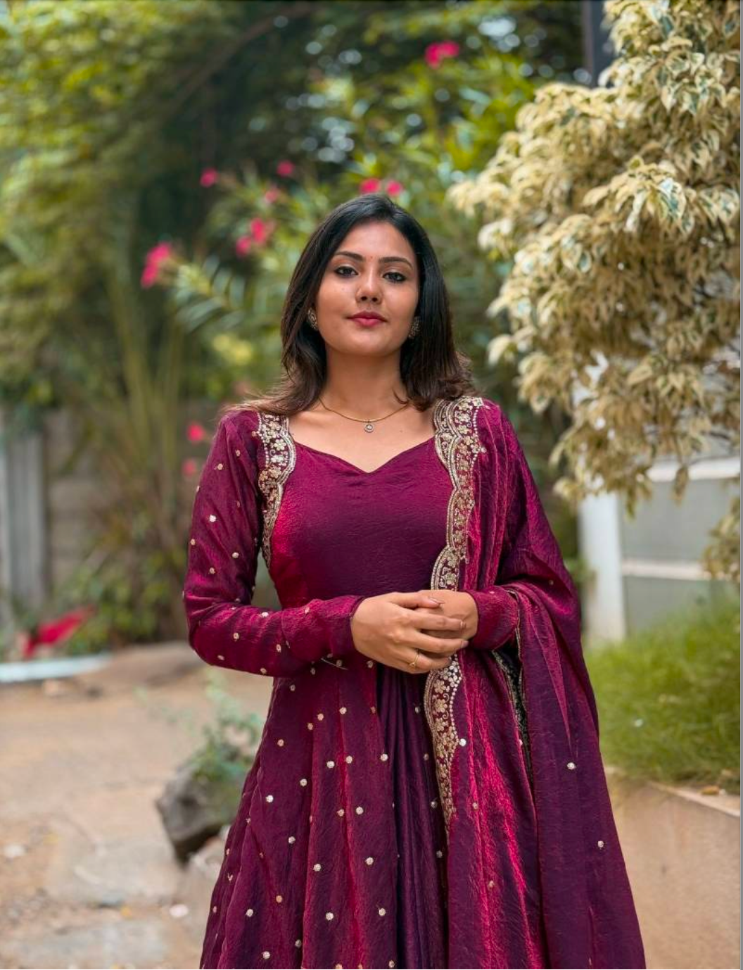 Matrut | Naisha Magenta Gown