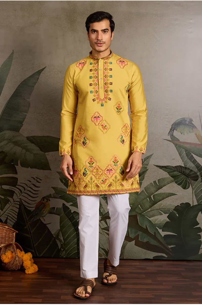 Matrut | Tradition Yellow Kurta Set
