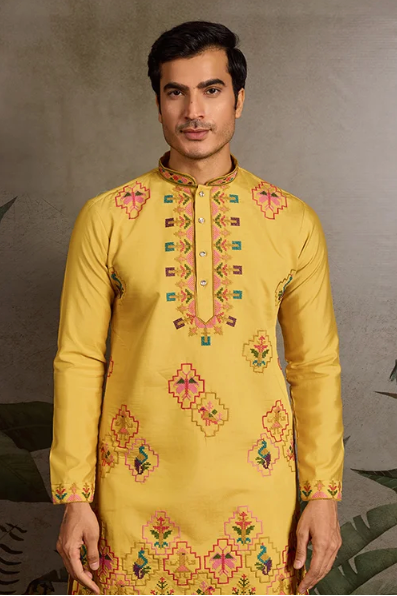 Matrut | Tradition Yellow Kurta Set