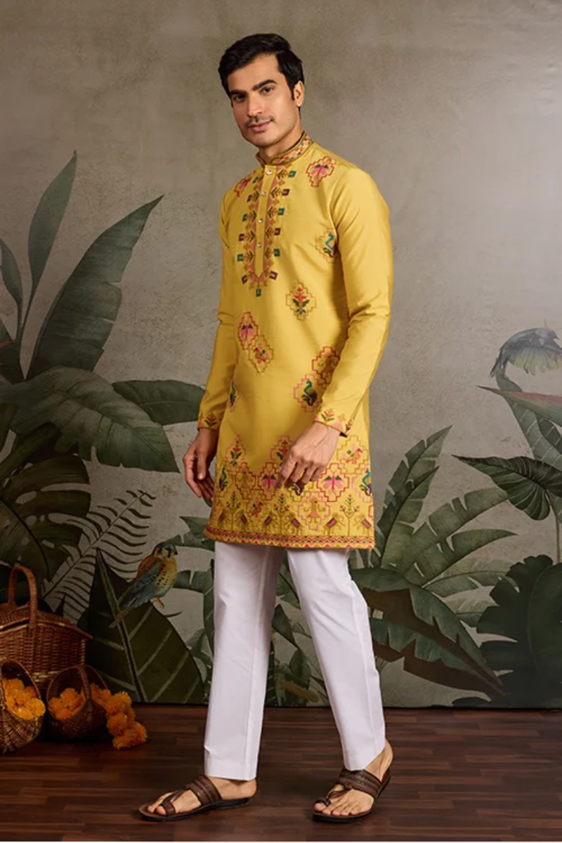 Matrut | Tradition Yellow Kurta Set