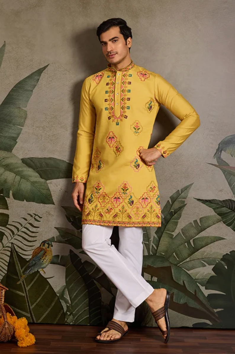 Matrut | Tradition Yellow Kurta Set