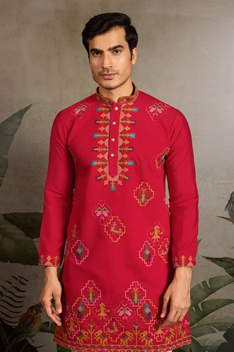 Matrut | Tradition Red Kurta Set