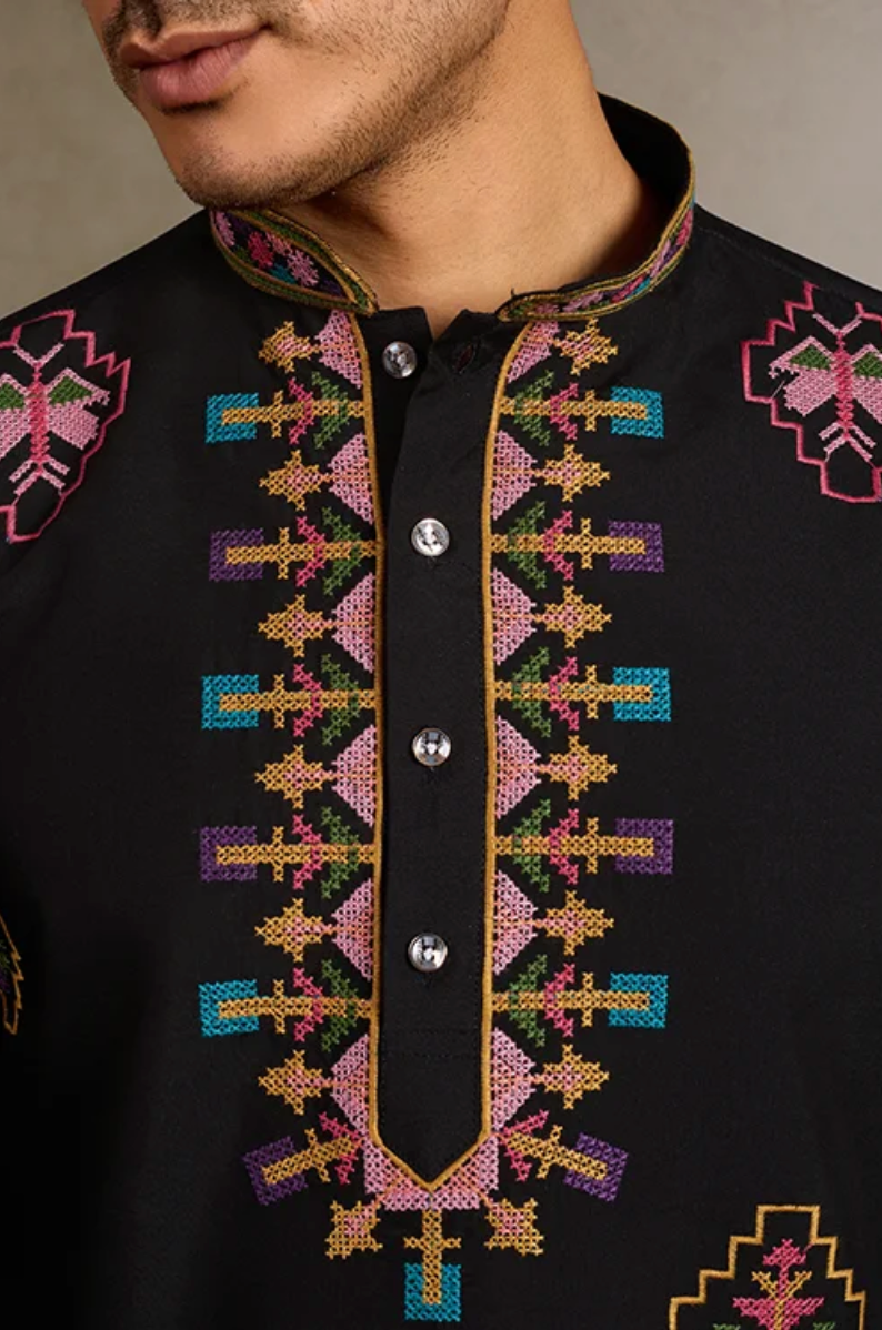 Matrut | Tradition Black Kurta Set
