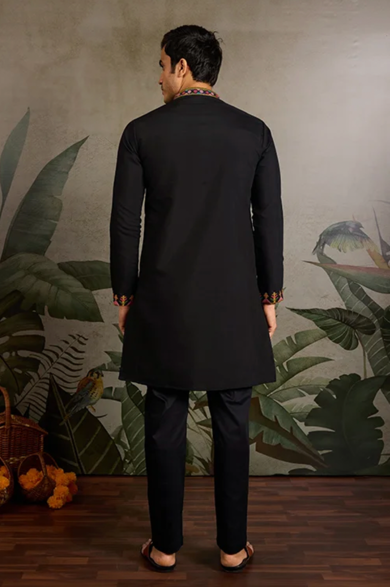 Matrut | Tradition Black Kurta Set