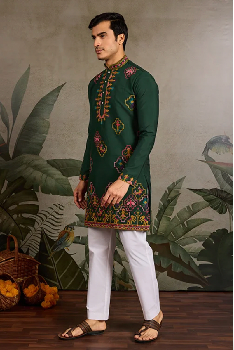 Matrut | Tradition Green Kurta Set