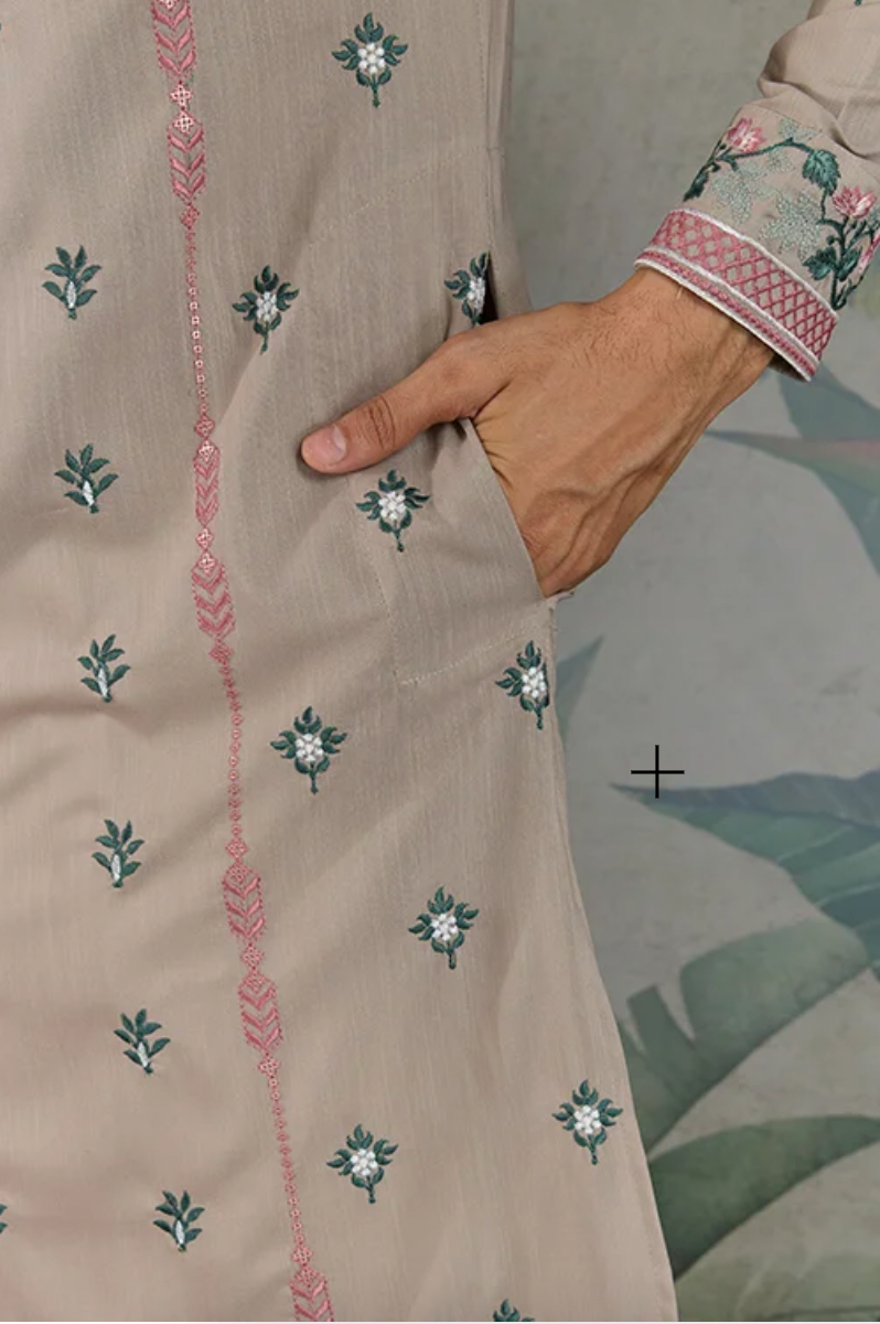 Matrut | Fusion Fits-3 Ivory Kurta Set