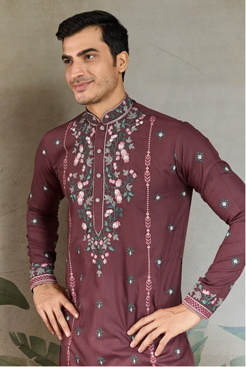 Matrut | Fusion Fits-3 Chocolate Pastel Kurta Set