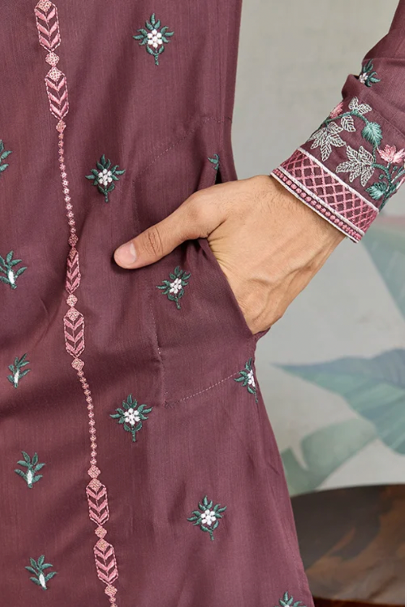 Matrut | Fusion Fits-3 Chocolate Pastel Kurta Set