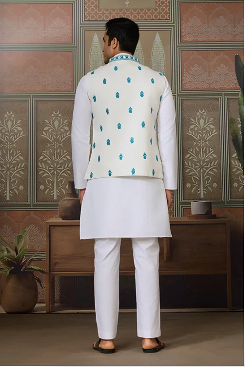 Matrut | Ritual Bliss Teal Kurta Set