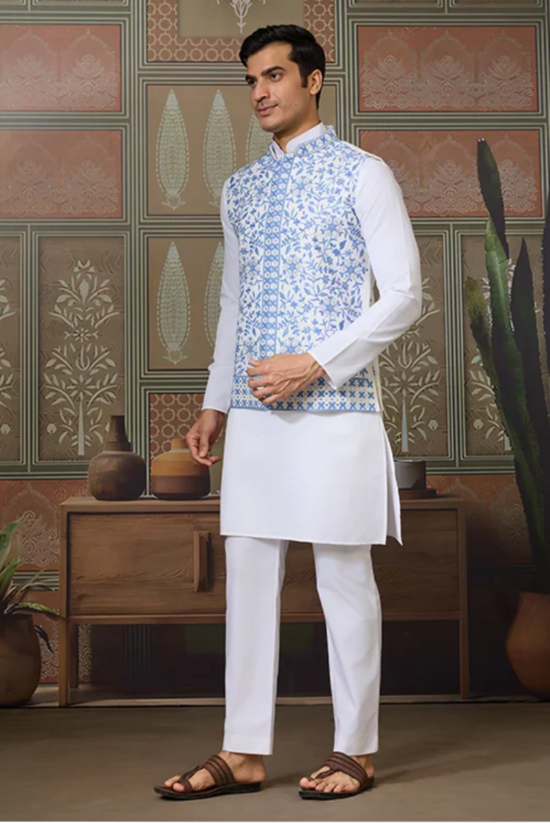 Matrut | Ritual Bliss Blue Kurta Set