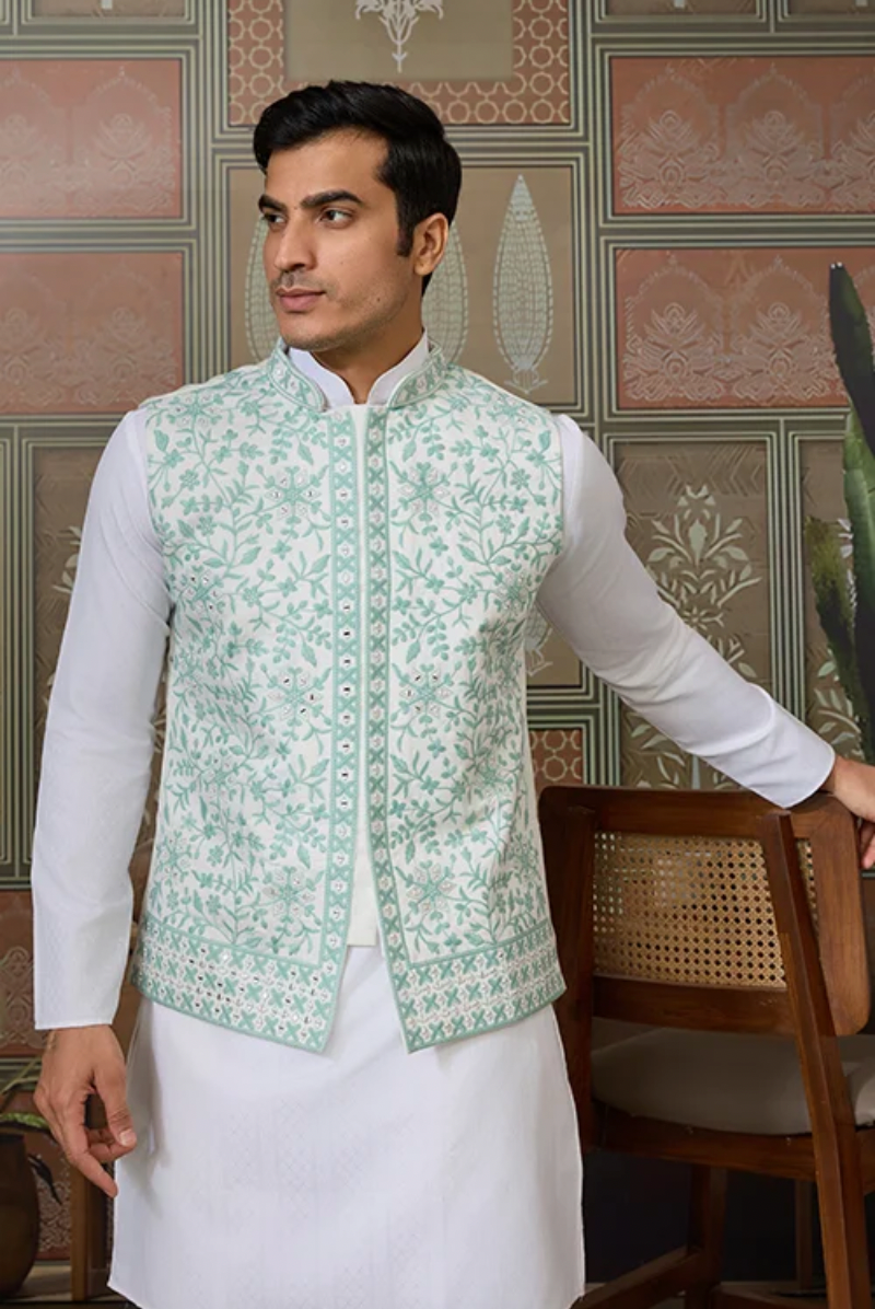 Matrut | Ritual Bliss Mint Green Kurta Set