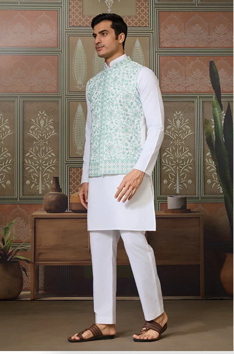 Matrut | Ritual Bliss Mint Green Kurta Set
