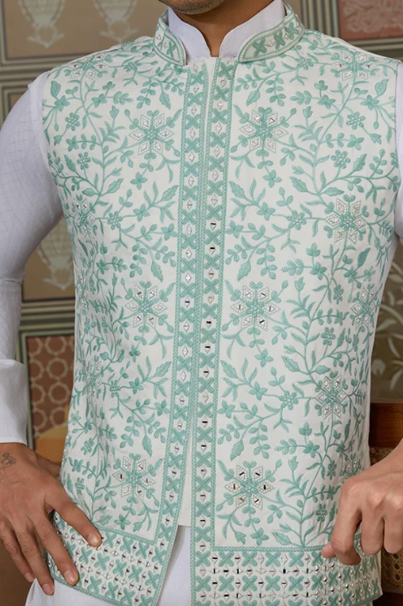 Matrut | Ritual Bliss Mint Green Kurta Set