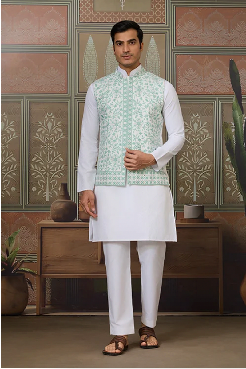 Matrut | Ritual Bliss Mint Green Kurta Set