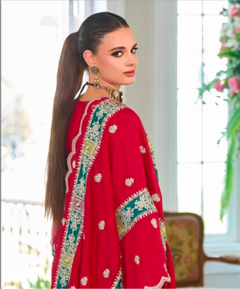 Matrut | Noura Red Straight Suit