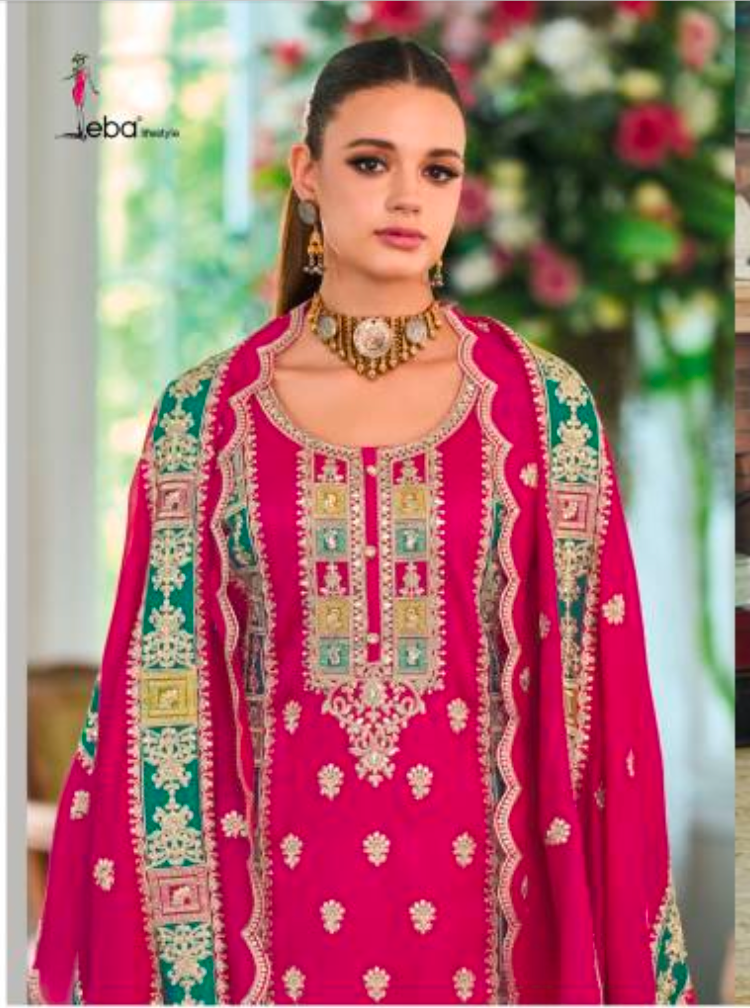 Matrut | Noura Rani Pink Straight Suit