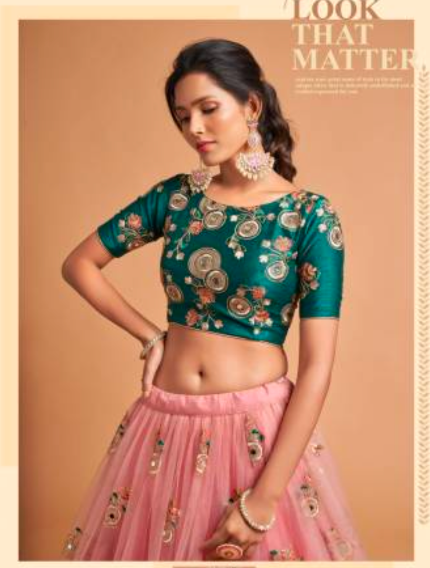 Matrut | Neo Romantic Peach Lehenga