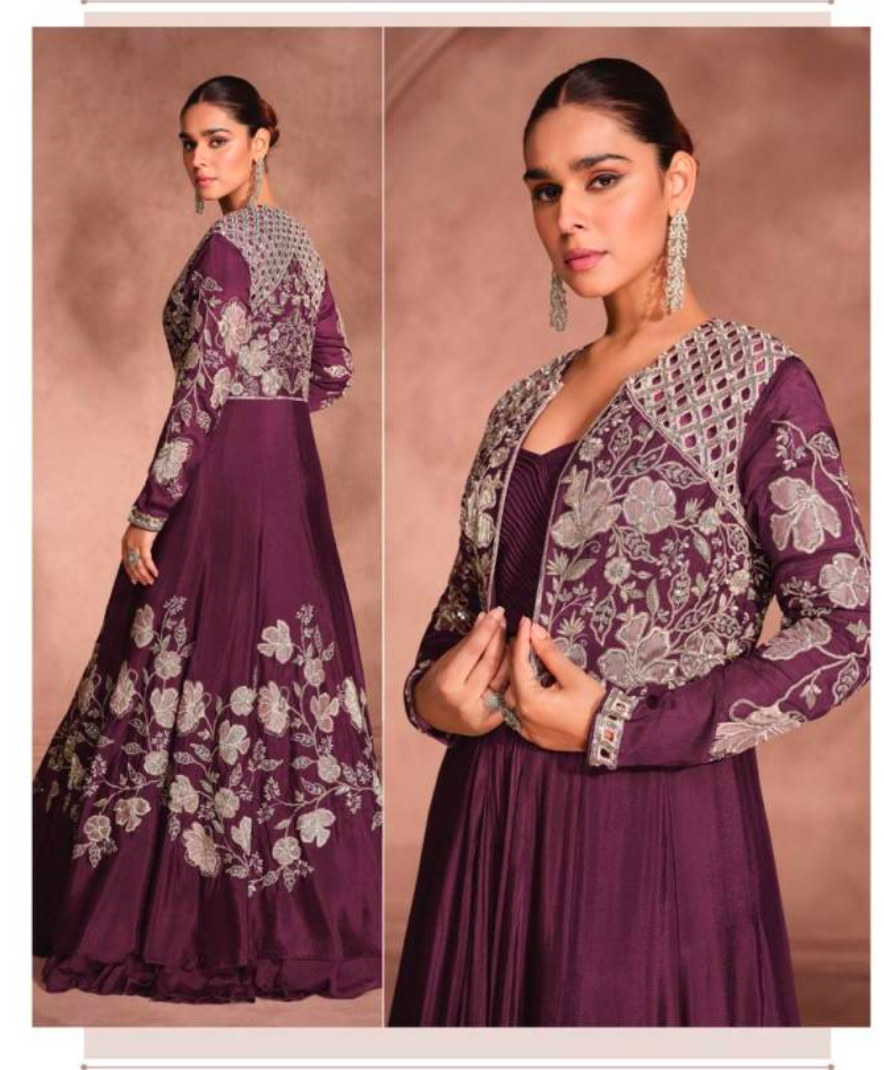 Matrut | Mannat Wine Lehenga Set