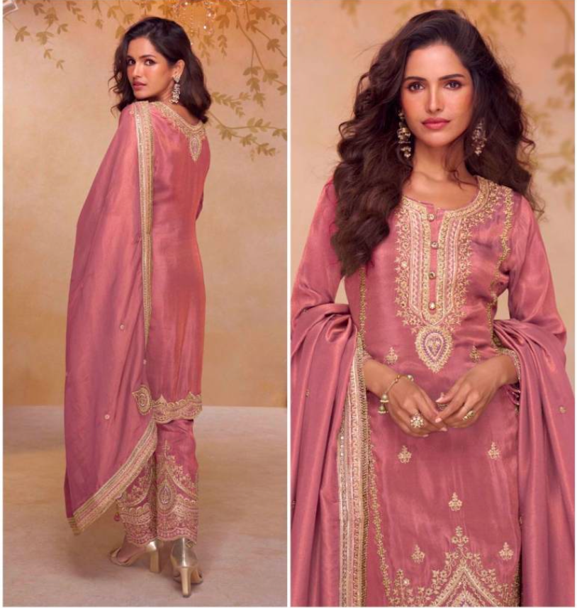 Matrut | Nirali Pink Straight Suit