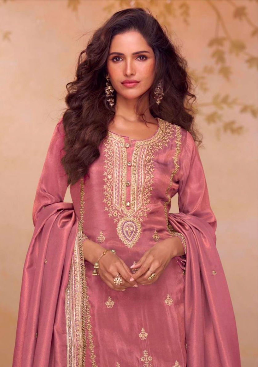 Matrut | Nirali Pink Straight Suit